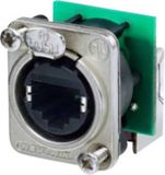 Neutrik NE8FDP-R RJ45-dataconnector etherCON D-serie Bus, haaks Aantal polen: 8P8C Nikkel 1 stuk(s)