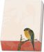 Bekking & Blitz Memoblok - Notitieblok - A6 - 164 pagina's - Verlijmd - Kunst - Vogels en bloemen