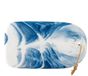 Bloomingville Snijplank aardewerk blauw Aiden 35cm
