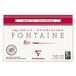 Clairefontaine 96436C Vierzijdig Gelijmd Blok Fontaine - 25 Vellen Wit Aquarelpapier 100% Katoen Fijne Korrel Professionele Kwaliteit 10x15 cm 300g