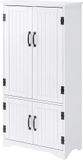 HOMCOM Keukenkast Wit Spaanplaat 60x30x123cm