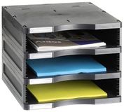 M-Office Atenea Módulo Sostenible Estándar Producto 100% Reciclado Y Reciclable Tres Compartimentos DIN A4 Compuestos por 1 Base Y 3 Alturas