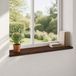 vidaXL - Raamprofielen - 2 stuks - Donkerbruin - 120 x 40 x 2 cm