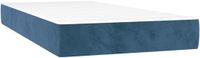 vidaXL Pocketveringmatras - 80 x 160 cm - Donkerblauw