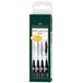 Faber-Castell Pitt Artist Pen Fineliner Tekenstift - 4 stuks - Zwart