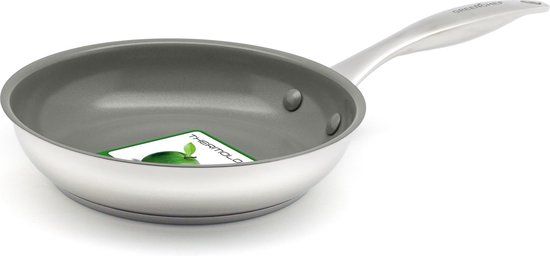 GreenChef Profile Plus Koekenpan - 20 cm - RVS - Inductie - PFAS-vrij