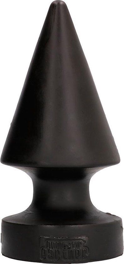 Domestic Partner Giant Crack Attack Buttplug - Black - 22 x 10 cm