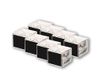 Kesper Bestekbox met krijtbord, 8 stuks, multiplex, wit