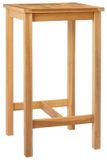 Syfax Bartafel Naturel 60 x 60 x 105 cm Massief Teakhout