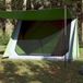 Merkloos Icecat Waterdichte Campingtent voor 2 Personen, Grijs en Oranje