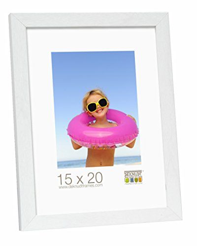 Deknudt Frames S44CF1-18.0X24.0 Basic Smalle Hout/MDF Fotolijst Wit 27,2 x 21,2 x 1,33 cm