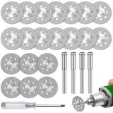 Rotatietools Mini Disques de coupe, Jeu de 20