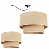 Boho Hanglamp Jute Boho 40cm - Stijlvolle Plafondlamp voor Boven de Tafel