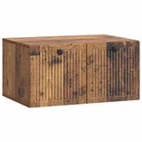 vidaXL Wandmontage TV-kast Oud hout 59,5 x 41 x 30 cm Bewerkt hout