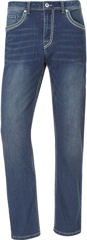 Jan Vanderstorm heren Jeans Met Lage Taille - 28 - blauw - Plus Size