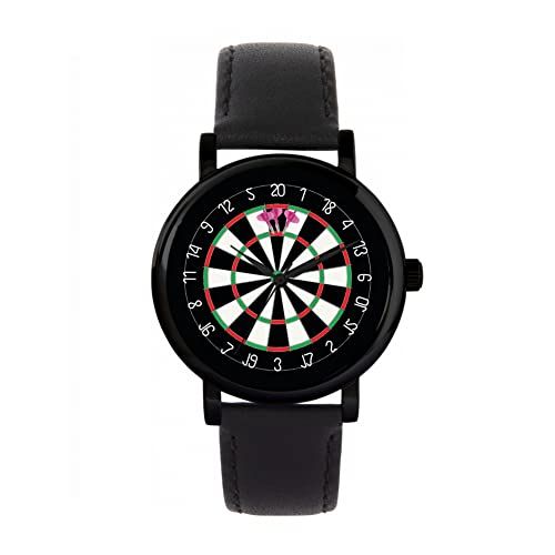 Toff London Roze dartbord 180 horloge - 5059911117685