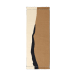 Ferm Living Soil Kelim Sable foncé-blanc cassé, 70x180 cm