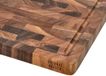 Shinrai Knives Luxe planche à découper noyer bois de bout 35 x 25 x 2,5 cm