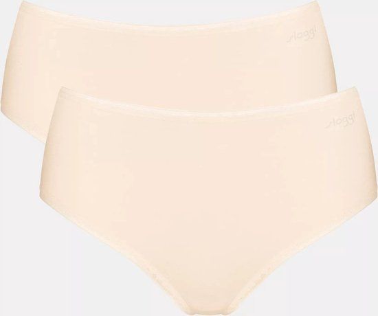 sloggi GO High Waist Slip - 2-Pack - Powder - Size S