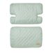 roba Zitverkleiner 2-delig 'roba Style' – Accessoire voor kinderstoel 'Nature Up' – Afneembaar & gevoerd zitkussen – Vanaf 6 maanden – Frosty Green