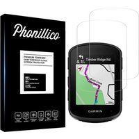 Phonillico® Garmin Edge 540 / Edge 840 Gehard Glas [Pack 2]