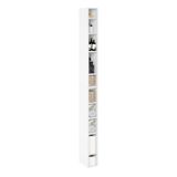 Furinno Fulda Boekenplank, boekenkast, 10-laags boekenplank, ruimtebesparende opbergplank, boekenkast, 9,2 x 5,9 x 78,7, voor woonkamer, slaapkamer, thuiskantoor, wit