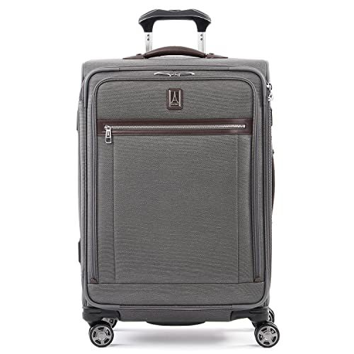 Travelpro Crew 11 50" Kledingstuk Tas Koffers - Vintage Grijs - Checked-Large 29-Inch - Platinum Elite Softside Uitbreidbare Spinner Wheel Bagage