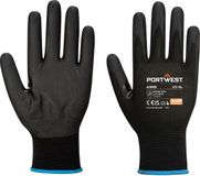 Portwest NPR15 Touchscreenhandschoen van nitrilschuim (PK12) - Zwart - M