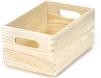 Compactor Opbergdoos Klein 30 X 20 X 14 Cm Natuurlijk Grenenhout