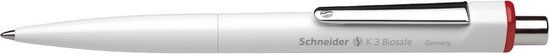 Schneider Schrijfwaren Schneider K3 Biosafe balpen M rood 10 stuks