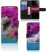 B2Ctelecom Sony Xperia L4 Flip Cover Waterval