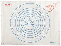 IBILI Bakmat met afmetingen 60 cm van kunststof, wit, 60 x 45 x 1 cm