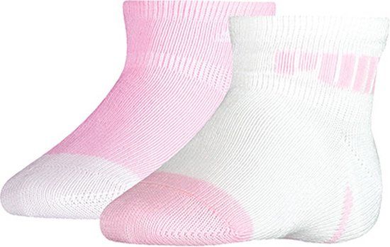 PUMA Mini Cats Sportsokken - Roze - Maat 19-22 - 2 paar