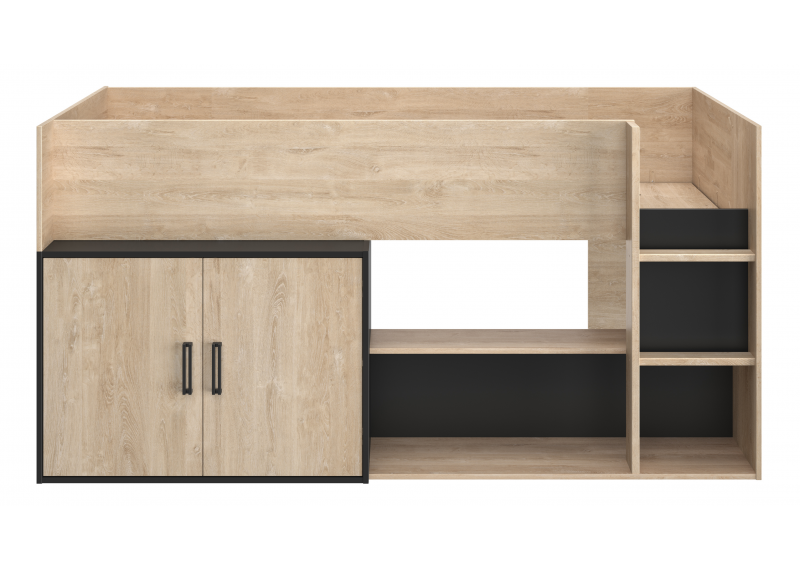 Viking Choice Halfhoogslaper 90 x 200 cm met opbergruimte - 8720249180623