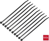 TRU COMPONENTS TC-12523696 Kabelbinder 250 mm 4.8 mm Zwart Bestand tegen kou 100 stuk(s)