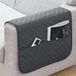 Housse d'accoudoir de canapé sans marque - Organisateur et porte-accoudoir de fauteuil, imperméable, durable, antidérapant, confortable, organisateur d'accoudoir de canapé multifonctionnel pour téléphone portable, tablette, livre