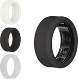kwmobile 4x smart ring case geschikt voor Samsung Galaxy Ring M size 10 11 12 13 hoesje - Siliconen cover voor smartring - Slimme ring hoes in meerkleurig