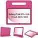 ProCase Kids hoes voor de Samsung Galaxy Tab A9+ / A9 Plus 11 inch 2023 (SM-X210), lichte kinderhoes met kickstand, schokbestendig, robuust, beschermhoes, omvormbaar, handgreep, standfunctie, magenta