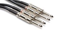 Hosa CPP403 Pro dual kabel (6,3 mm TS-dubbelzijdig 90 cm)
