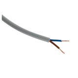 Zenitech - Voedingskabel H05VV-F 2x1mm² - Grijs - 10m