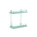 MSV Tabarca Wandmontage Doucherek 2 Niveaus Aluminium Glas 30 x 13 CM Cromado