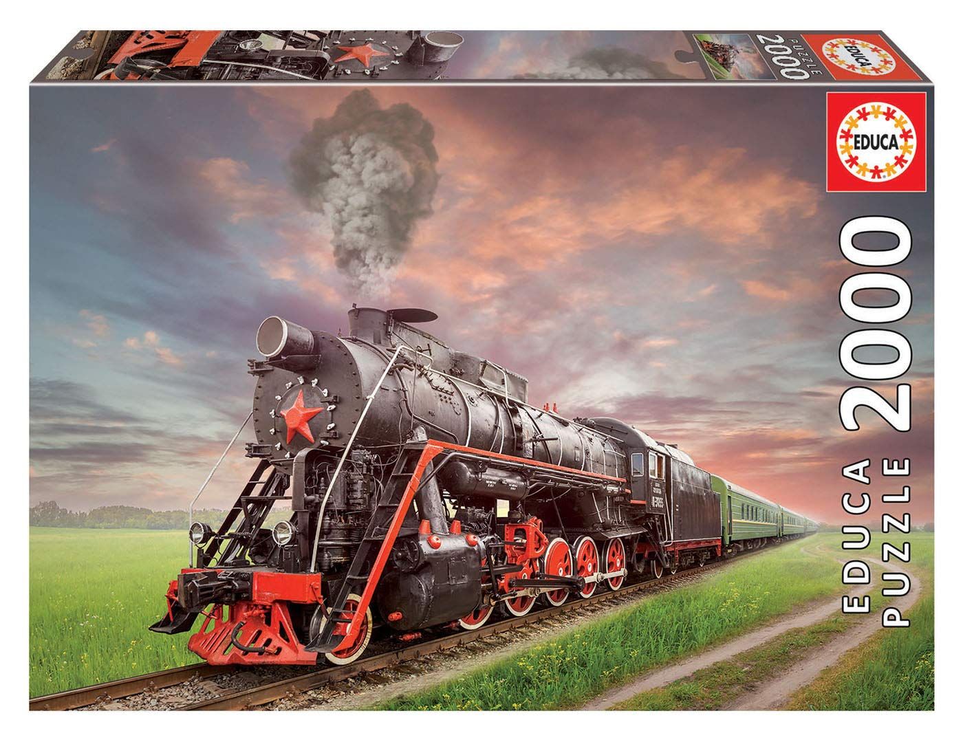 Educa Stoomtrein - 2000 stukjes