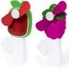 Merkloos / Sans marque Meloen/Druif Mini Ventilator/Handventilator - 2x Stuks - Verkoeling - Festival/Zomer