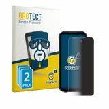 BROTECT Privacy Screenprotector voor Doogee V Max LR - Folie Beschermfolie Blauwlichtfilter 2 Stuks