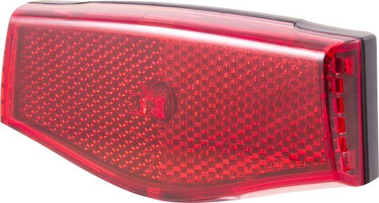 Spanninga Plateo Achterlicht - Zwart - Batterij - 30 lm - 400 m Bereik