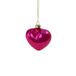 Werner Voss décoration de sapin - cœur 8cm en verre, couleur rose 1 pièce