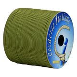 Paracord Corderie Italiane Paracord 550 Type III Basic, geel/donkergroen 4 mm - 50 m, kern 7 draden, 100% Made in Italy 006079446