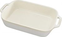 Staub Schotel Rechthoekig 34x24 cm - 4,5 L - Ivoorwit Keramiek