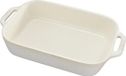 Staub Schotel Rechthoekig 34x24 cm - 4,5 L - Ivoorwit Keramiek