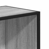 vidaXL Boekenkast 60x35x170,5 cm Grijs Eikenhout